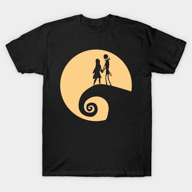 Jack and Sally T-Shirt by mshell_mayhem